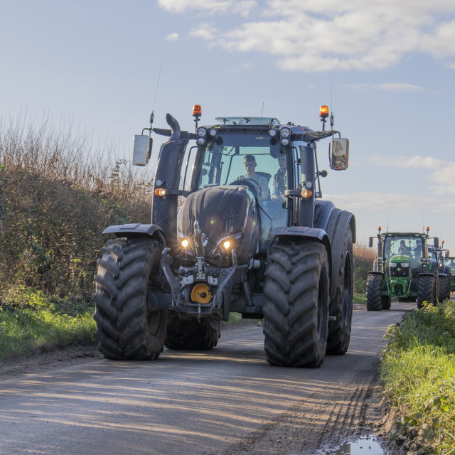 "KMC Tractor Run 2019" by Dorset Rural Photography - £5.00 "KMC Tractor Run 2019" stock image