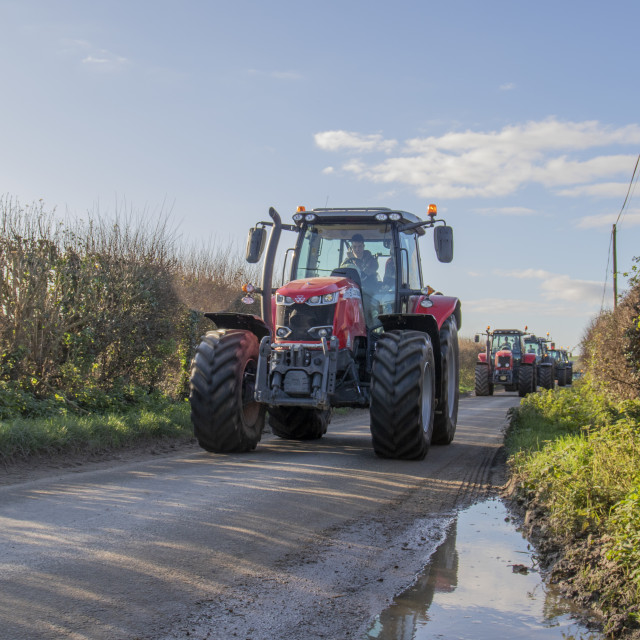 "KMC Tractor Run 2019" by Dorset Rural Photography - £5.00 "KMC Tractor Run 2019" stock image