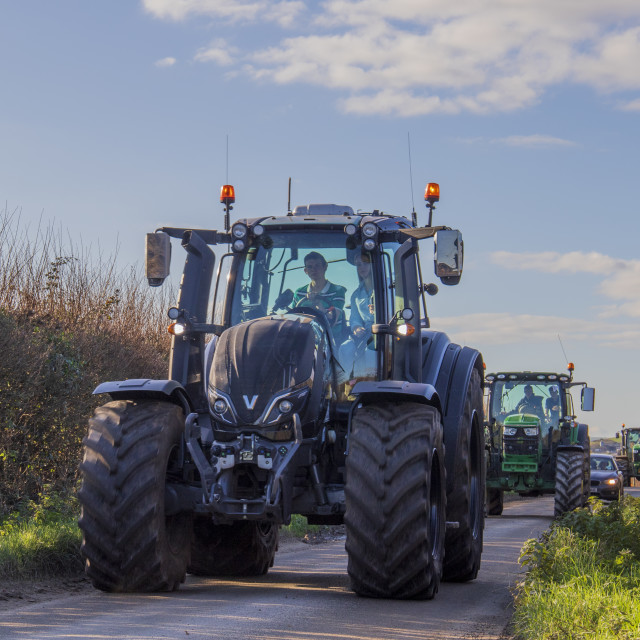 "KMC Tractor Run 2019" by Dorset Rural Photography - £5.00 "KMC Tractor Run 2019" stock image