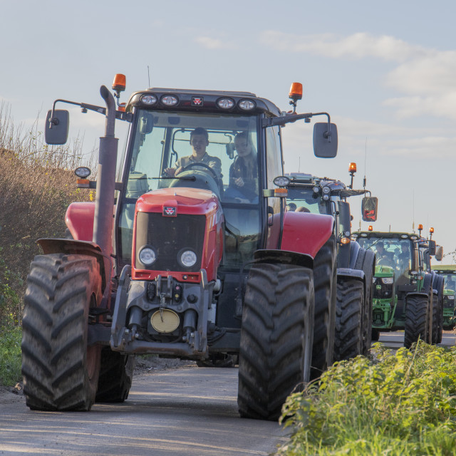 "KMC Tractor Run 2019" by Dorset Rural Photography - £5.00 "KMC Tractor Run 2019" stock image