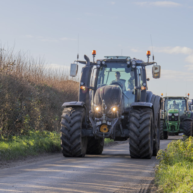 "KMC Tractor Run 2019" by Dorset Rural Photography - £5.00 "KMC Tractor Run 2019" stock image