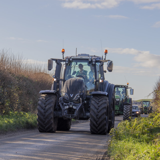 "KMC Tractor Run 2019" by Dorset Rural Photography - £5.00 "KMC Tractor Run 2019" stock image
