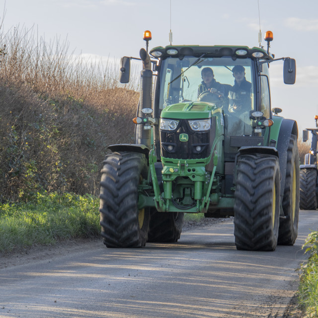 "KMC Tractor Run 2019" by Dorset Rural Photography - £5.00 "KMC Tractor Run 2019" stock image