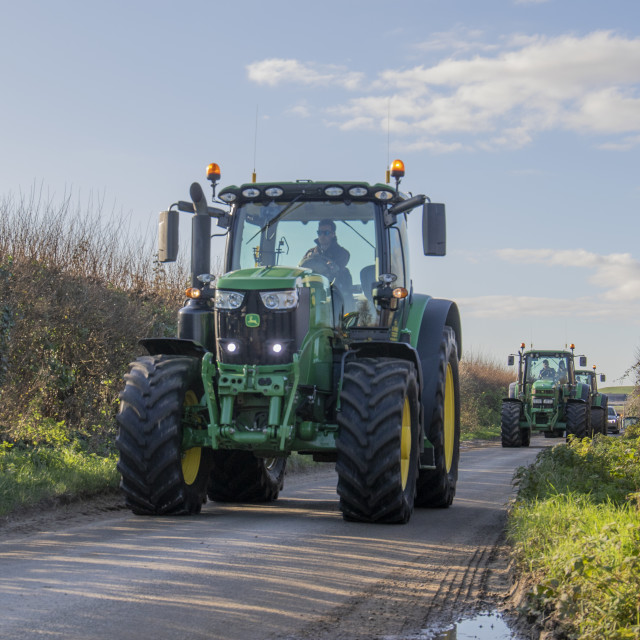 "KMC Tractor Run 2019" by Dorset Rural Photography - £5.00 "KMC Tractor Run 2019" stock image