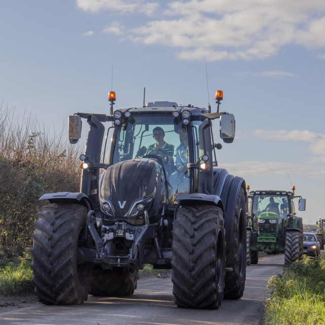 "KMC Tractor Run 2019" by Dorset Rural Photography - £5.00 "KMC Tractor Run 2019" stock image
