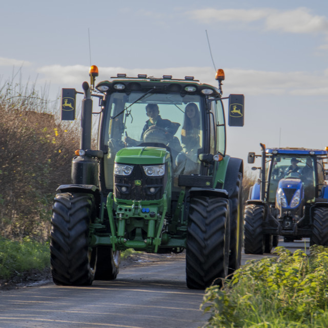 "KMC Tractor Run 2019" by Dorset Rural Photography - £5.00 "KMC Tractor Run 2019" stock image