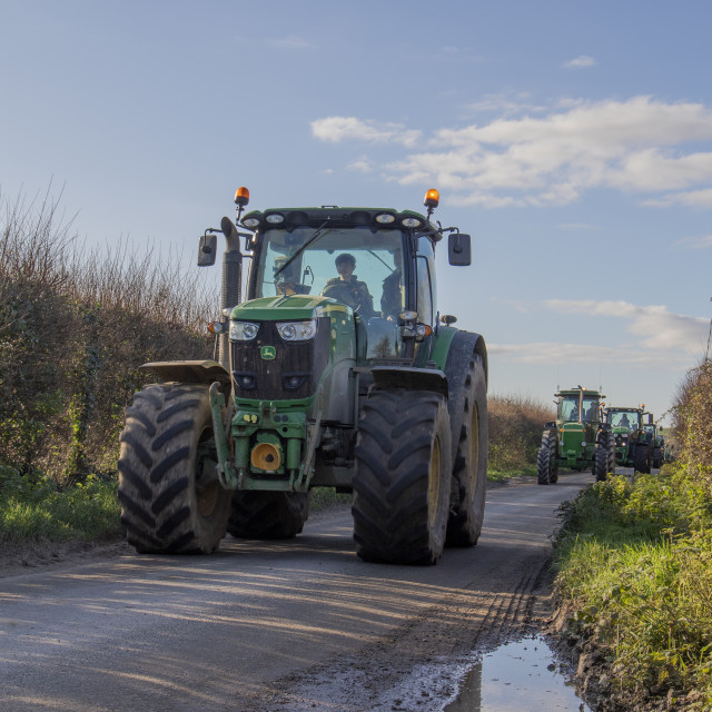 "KMC Tractor Run 2019" by Dorset Rural Photography - £5.00 "KMC Tractor Run 2019" stock image