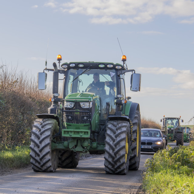 "KMC Tractor Run 2019" by Dorset Rural Photography - £5.00 "KMC Tractor Run 2019" stock image