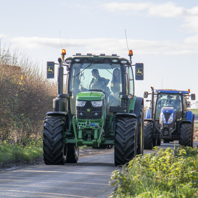 "KMC Tractor Run 2019" by Dorset Rural Photography - £5.00 "KMC Tractor Run 2019" stock image