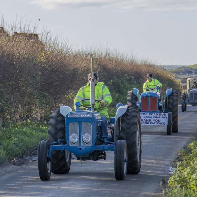 "KMC Tractor Run 2019" by Dorset Rural Photography - £5.00 "KMC Tractor Run 2019" stock image