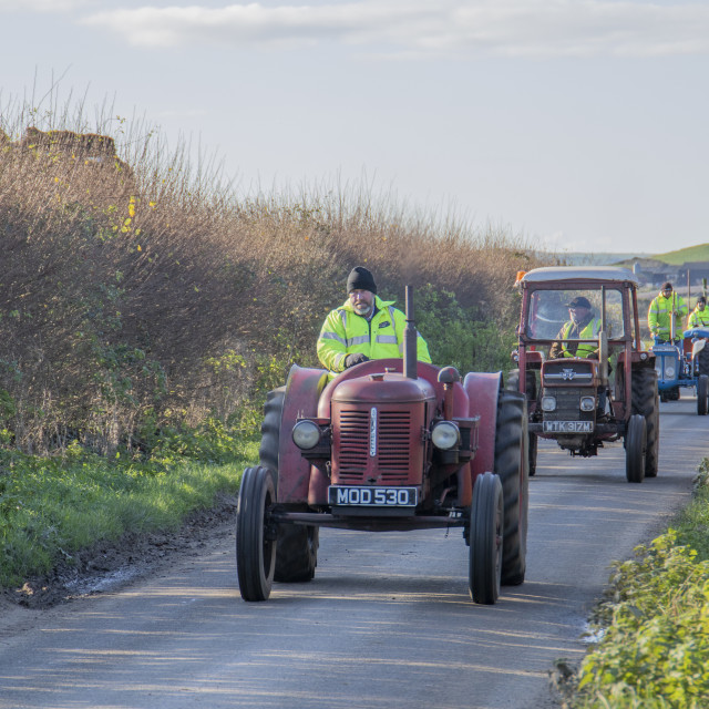 "KMC Tractor Run 2019" by Dorset Rural Photography - £5.00 "KMC Tractor Run 2019" stock image
