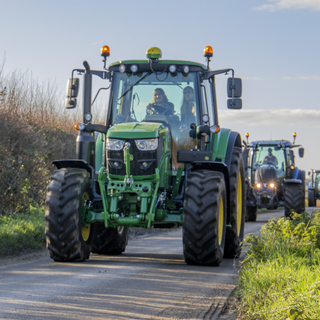 "KMC Tractor Run 2019" by Dorset Rural Photography - £5.00 "KMC Tractor Run 2019" stock image