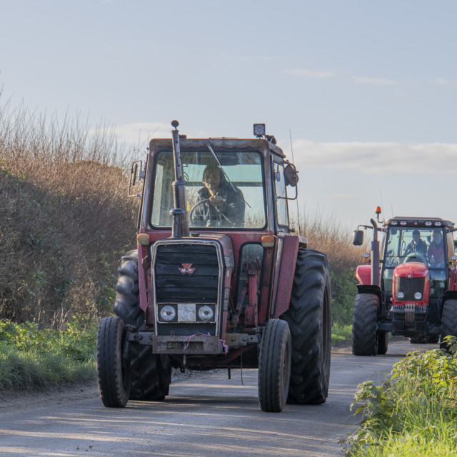 "KMC Tractor Run 2019" by Dorset Rural Photography - £5.00 "KMC Tractor Run 2019" stock image