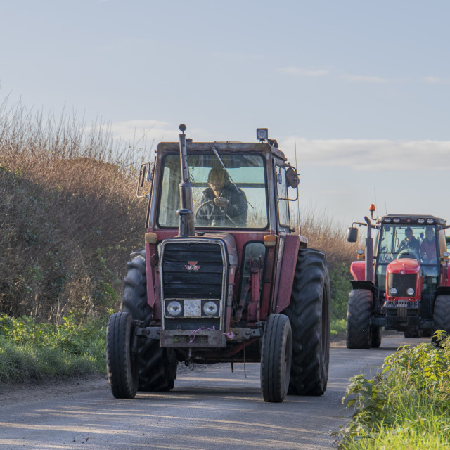 "KMC Tractor Run 2019" by Dorset Rural Photography - £5.00 "KMC Tractor Run 2019" stock image