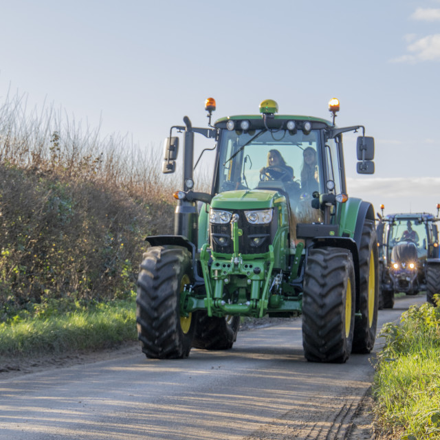 "KMC Tractor Run 2019" by Dorset Rural Photography - £5.00 "KMC Tractor Run 2019" stock image
