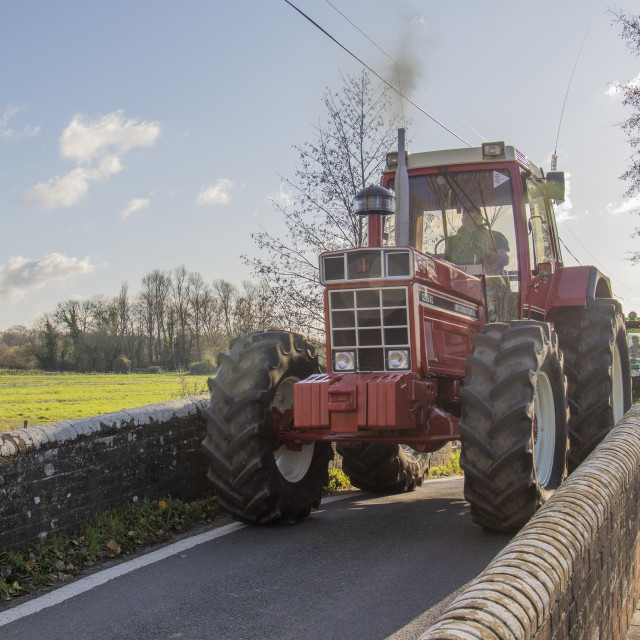 "KMC Tractor Run 2019" by Dorset Rural Photography - £5.00 "KMC Tractor Run 2019" stock image