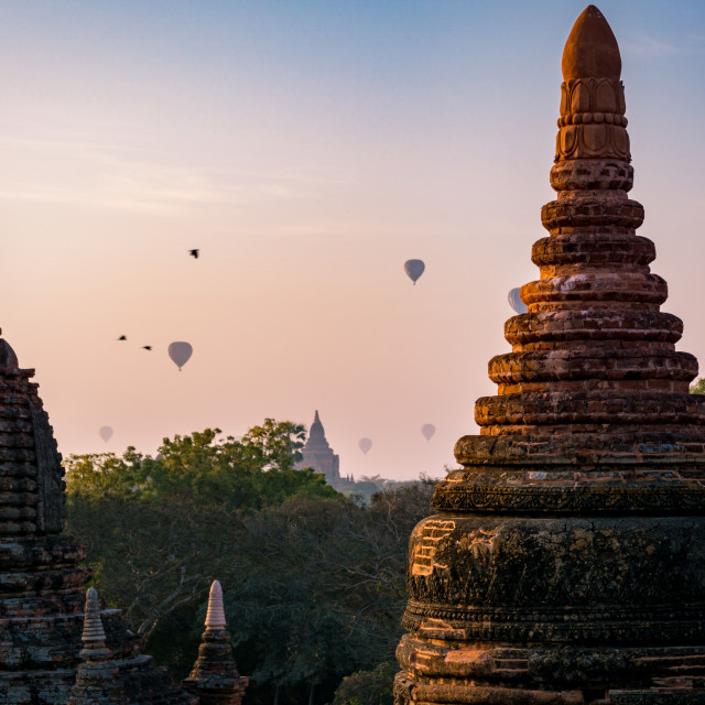 "Temples of Bagan" by Charley Vision - $4.88 "Temples of Bagan" stock image
