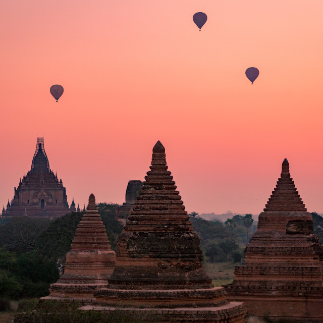 "Temples of Bagan" by Charley Vision - $4.88 "Temples of Bagan" stock image