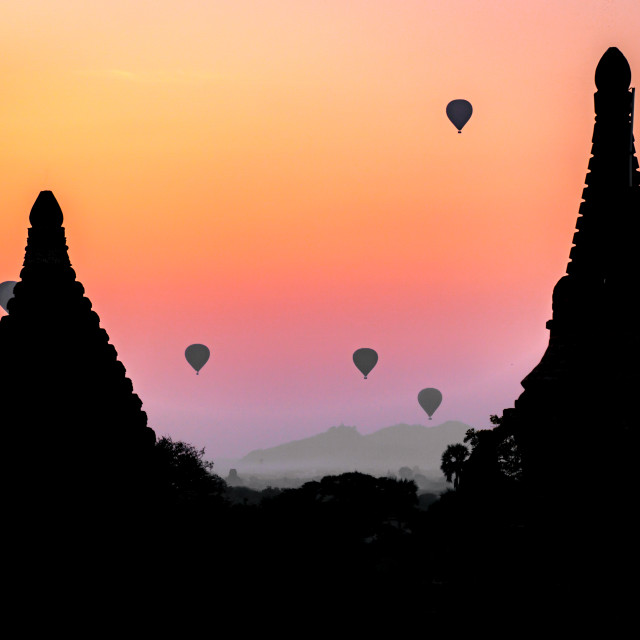"Temples of Bagan" by Charley Vision - $4.88 "Temples of Bagan" stock image