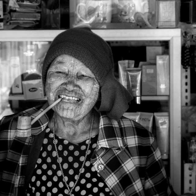 "Faces of Myanmar - Tattooed face woman of Mindat" by Charley Vision - $4.88 "Faces of Myanmar - Tattooed face woman of Mindat" stock image