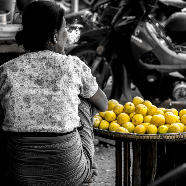 "Faces of Myanmar - Market of Bagan" by Charley Vision - $4.88 "Faces of Myanmar - Market of Bagan" stock image