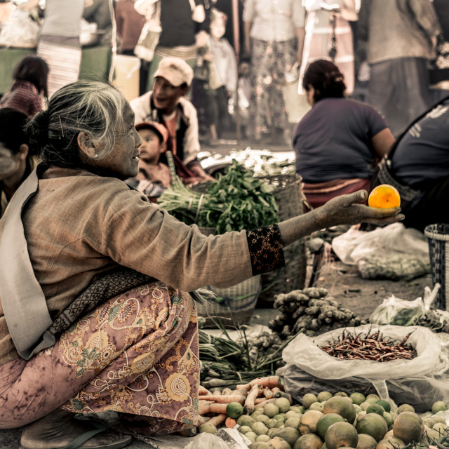 "Faces of Myanmar - Market of Kalaw" by Charley Vision - $4.88 "Faces of Myanmar - Market of Kalaw" stock image