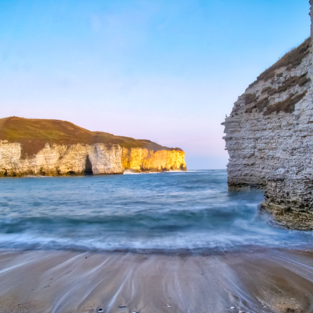 "Sunrise at North Landing" stock image