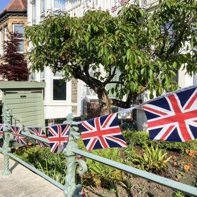 "Celebrating VE Day 2020" stock image