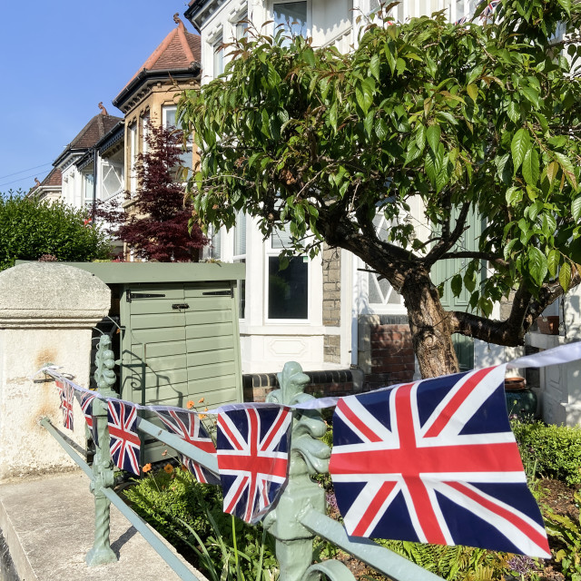 "Celebrating VE Day 2020" stock image