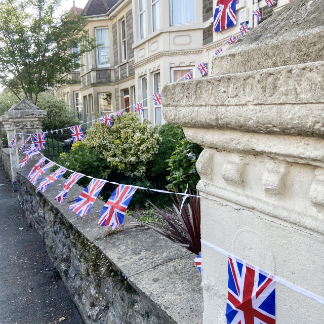 "Celebrating VE Day 2020" stock image