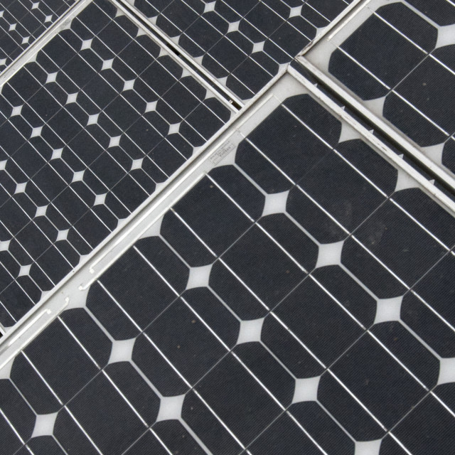 "Solar Panel Pattern" stock image