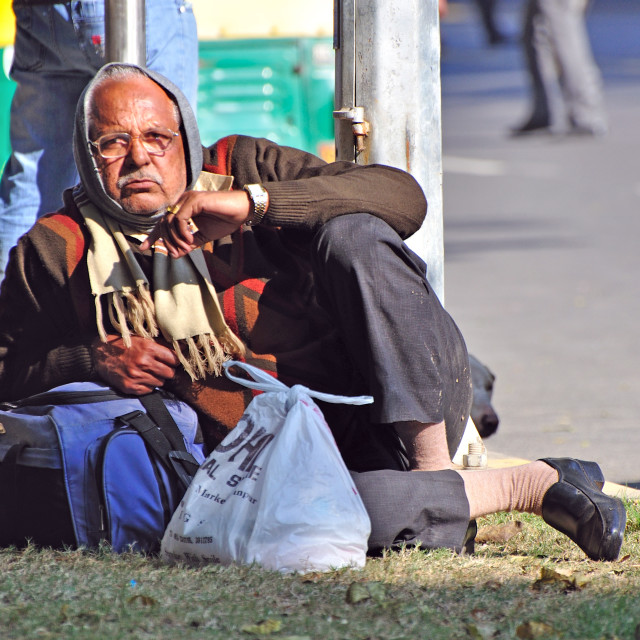 "The Street Side Rest" stock image