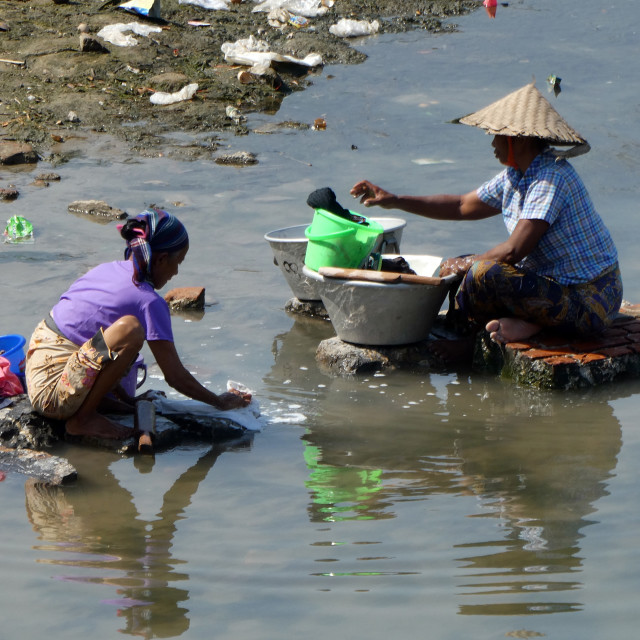 "Wash time #3" stock image