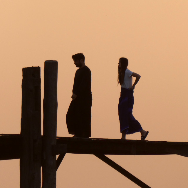 "Bridge Over Troubled Water?" by Len Howell - $18.41 "Bridge Over Troubled Water?" stock image
