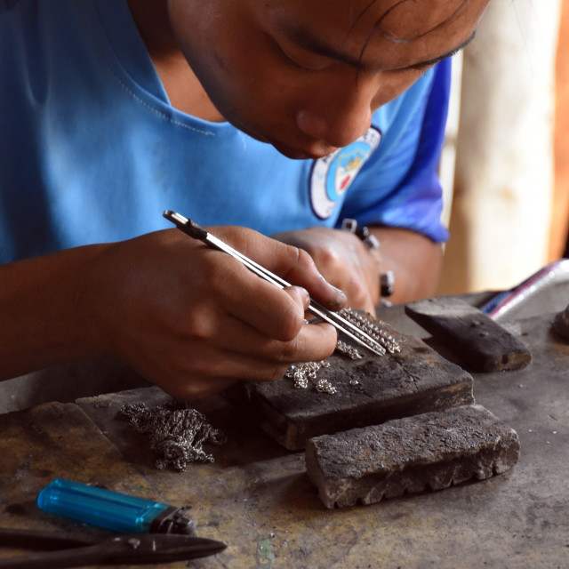 "Skilled Hands #30" by Len Howell - $24.55 "Skilled Hands #30" stock image