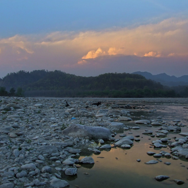 "HUES OF DUSK" stock image