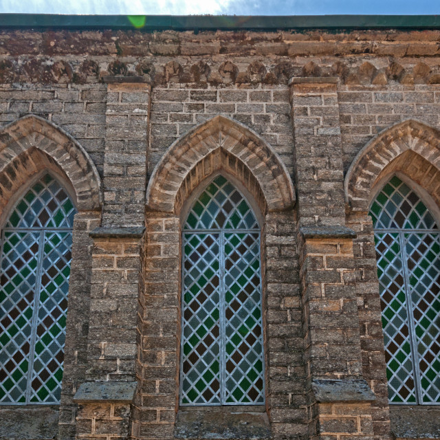 "ST MARY’S CHURCH AT LANSDOWNE, UTTARAKHAND, india" stock image