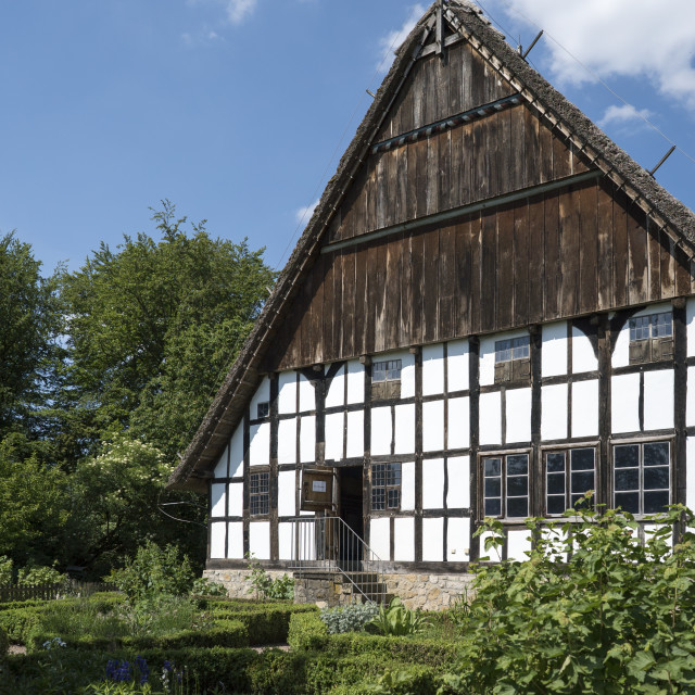 "Bielefeld farmhouse museum" stock image