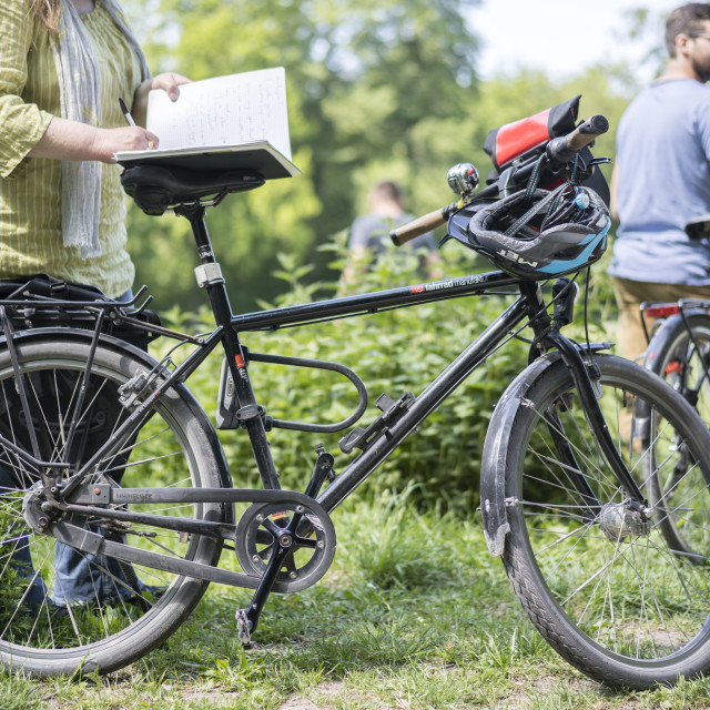 "Cycling Reporter" stock image