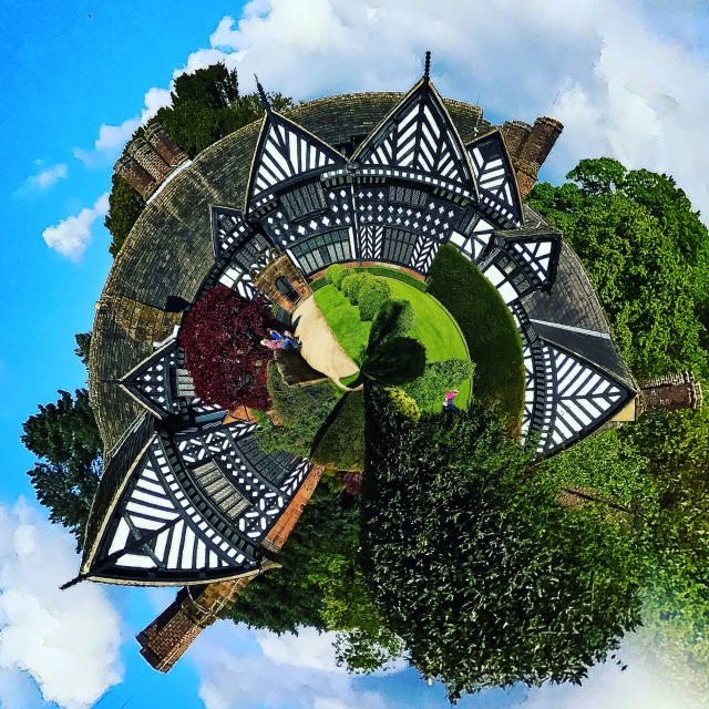 "360 Image of Speke Hall" stock image