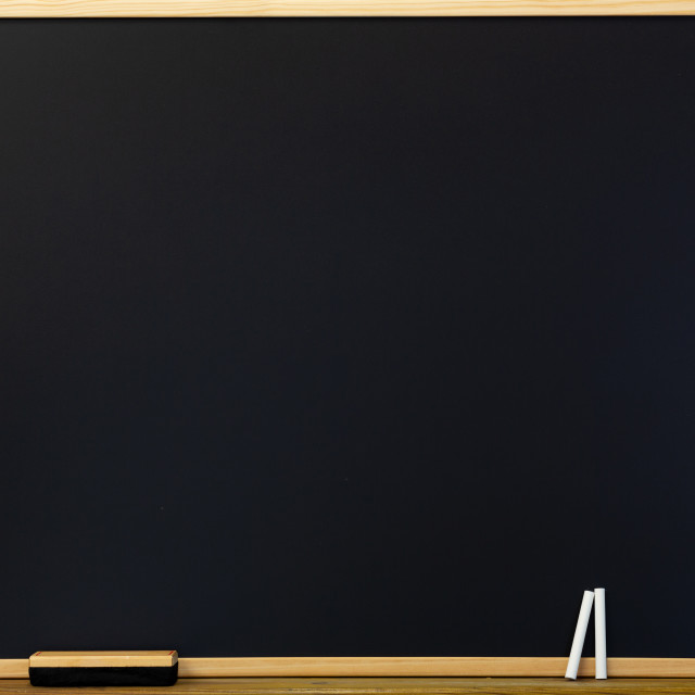 "Blackboard without message" stock image