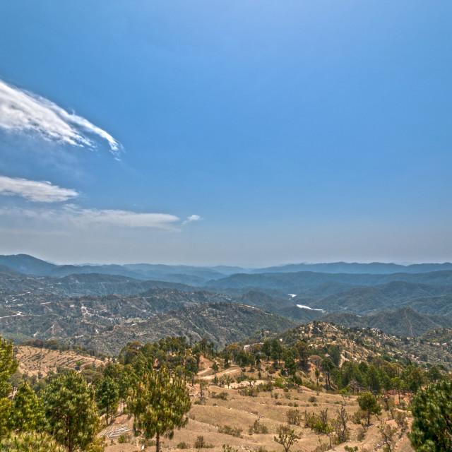 "A Scenic view at Lansdowne, Uttarakhand, India" stock image