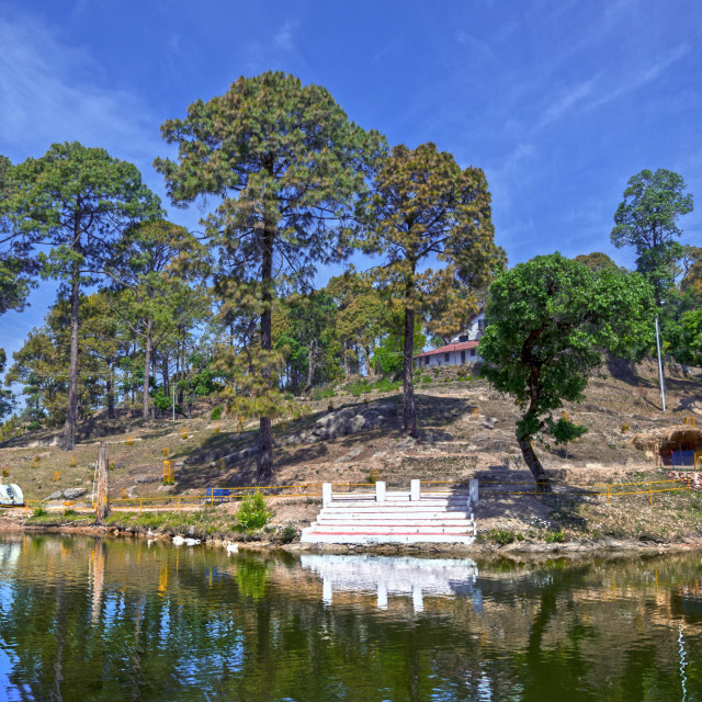 "A Beautiful View at Bhulla Lake" stock image