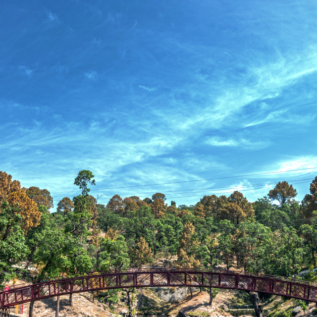 "A Beautiful View at Bhulla Lake" stock image