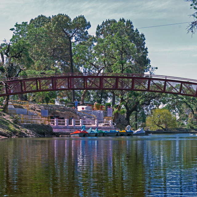 "A Beautiful View at Bhulla Lake" stock image