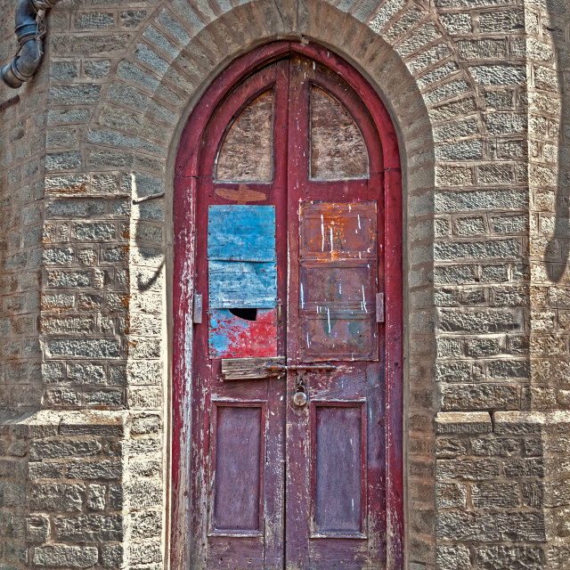 "An old door" stock image