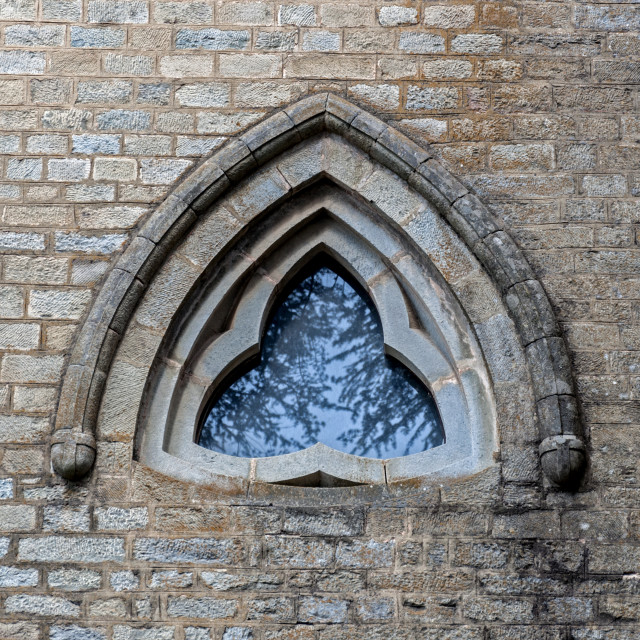 "Anglican styled window" stock image