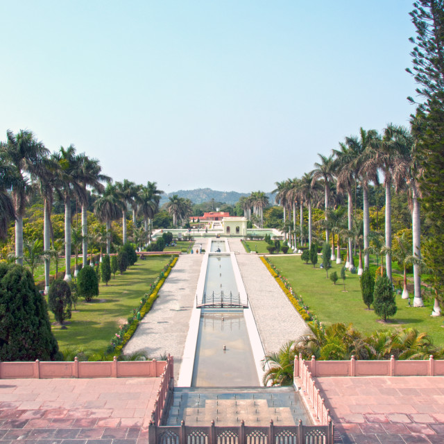 "The Pinjor Gardens or Yadavindra Gardens" stock image