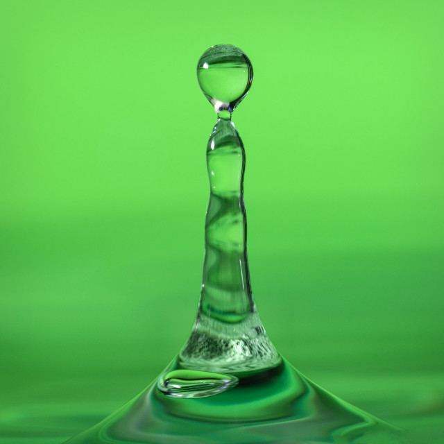 "Water Droplet splash" stock image