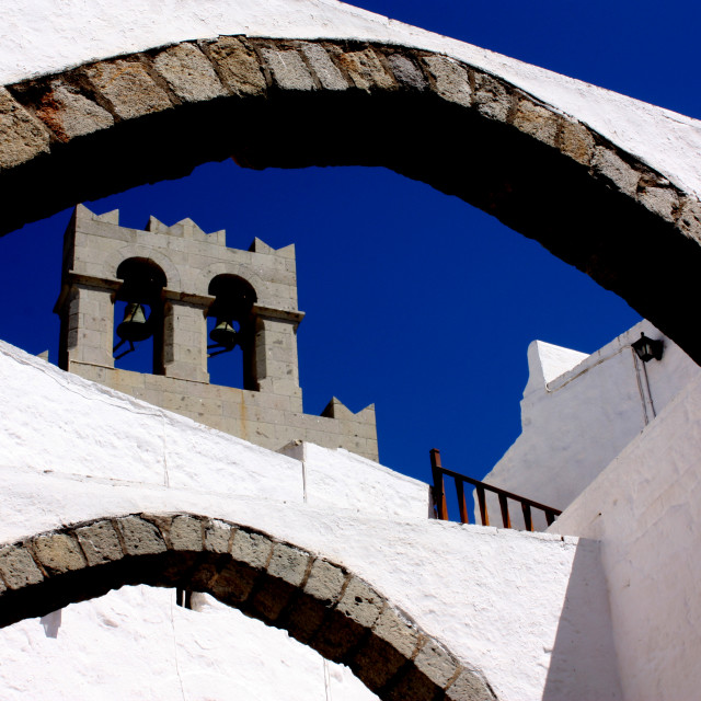 "Arches at the Monastery of Saint John the Theologian in Hora on Patmos" by Julian Worker - £7.50 "Arches at the Monastery of Saint John the Theologian in Hora on Patmos" stock image